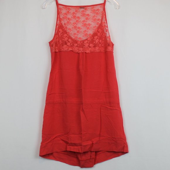 Trendy Size 40 Coral Drawstring Waist Dress - Picture 2 of 16